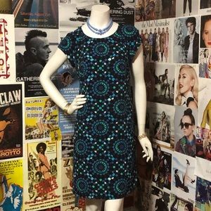 Xhilaration Blue/Turquoise A-line Dress - Sz S